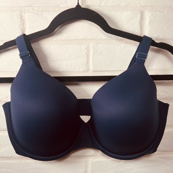 NWT Soma Enbliss Full Coverage Soft Underwire Lined Bra 36 DDD Navy Blue #0539 - Picture 1 of 12